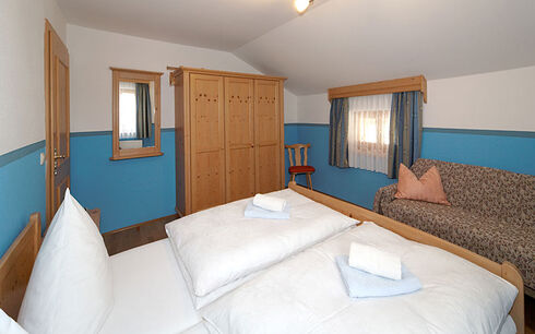 Schlafzimmer Ferienwohnung Kornblume